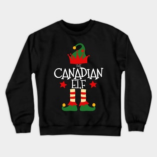 Canadian Elf Matching Family Group Christmas Party Pajamas Crewneck Sweatshirt